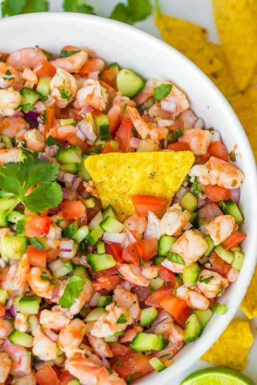 Baby Shrimp Ceviche