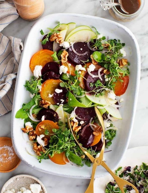 Babybel Cheese and Beetroot Salad