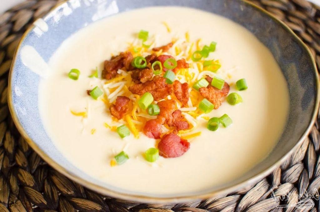 Babybel Cheese and Cauliflower Soup