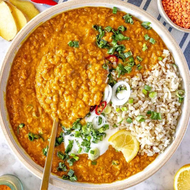 Babybel Cheese and Lentil Curry