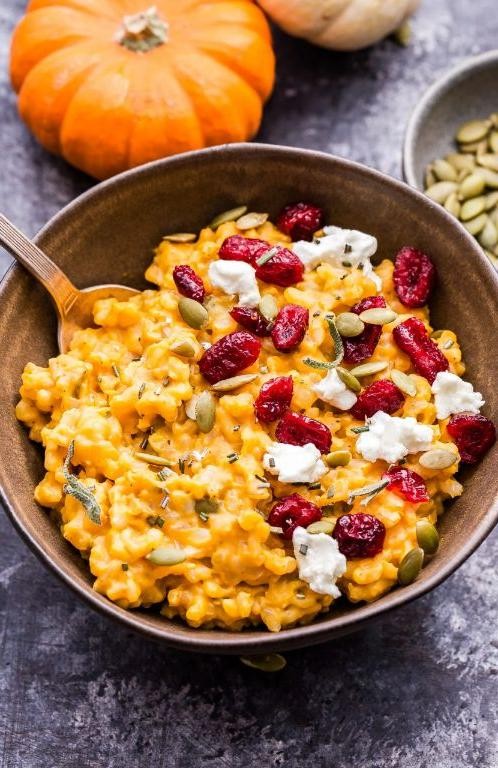 Babybel Cheese and Pumpkin Risotto