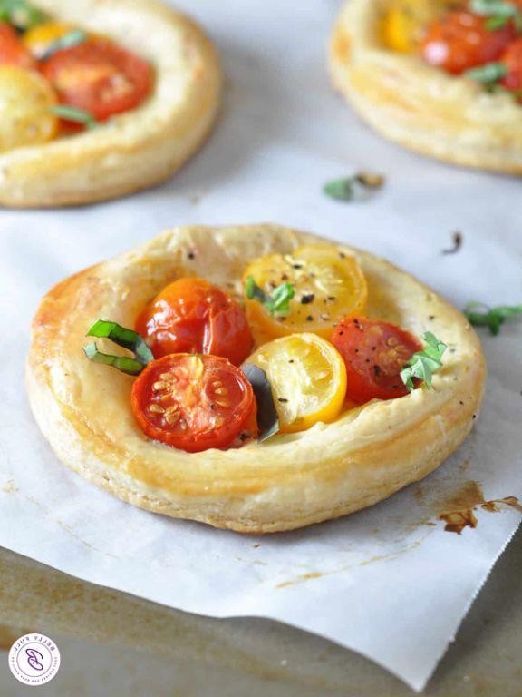 Babybel Cheese and Tomato Tart