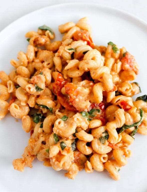 Babybel Cheese and Walnut Pasta