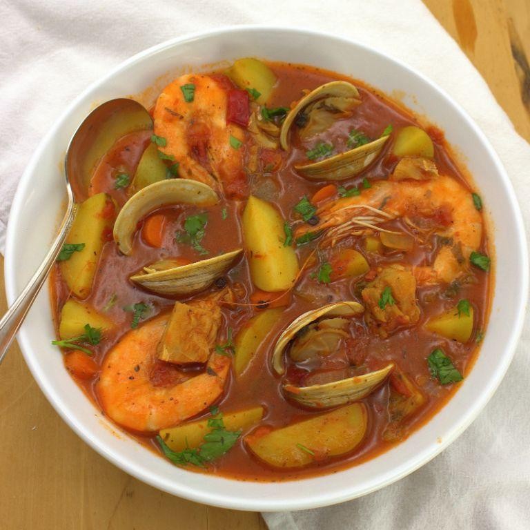 Baccala Soup with Vegetables