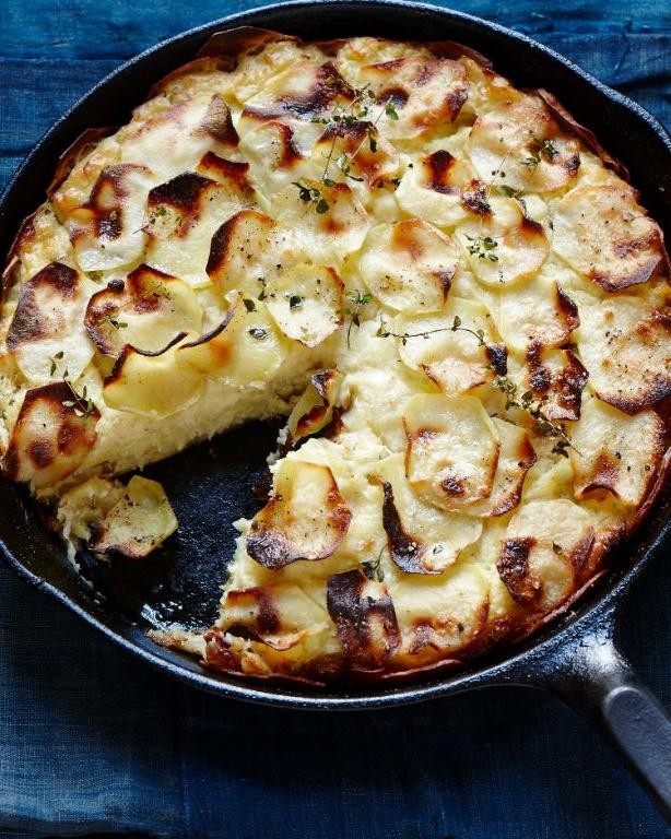 Baccala and Potato Pie