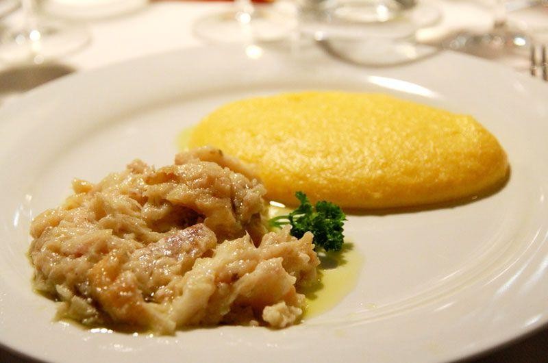 Baccala with Polenta