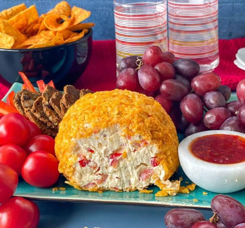 Bacon Cheese Balls with a Sweet Chili Sauce