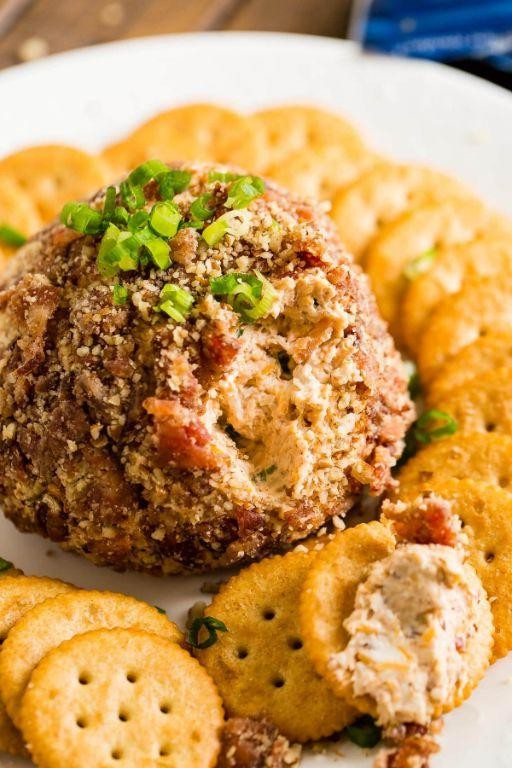 Bacon Cheese Balls with a Tangy BBQ Sauce