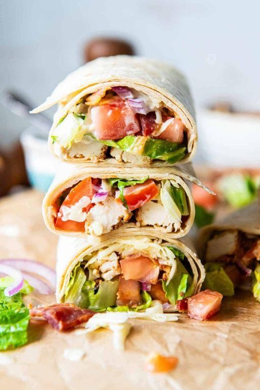 Bacon Ranch Chicken Wrap