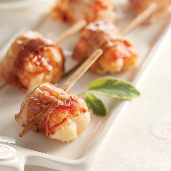 Bacon Wrapped Lobster Bisque