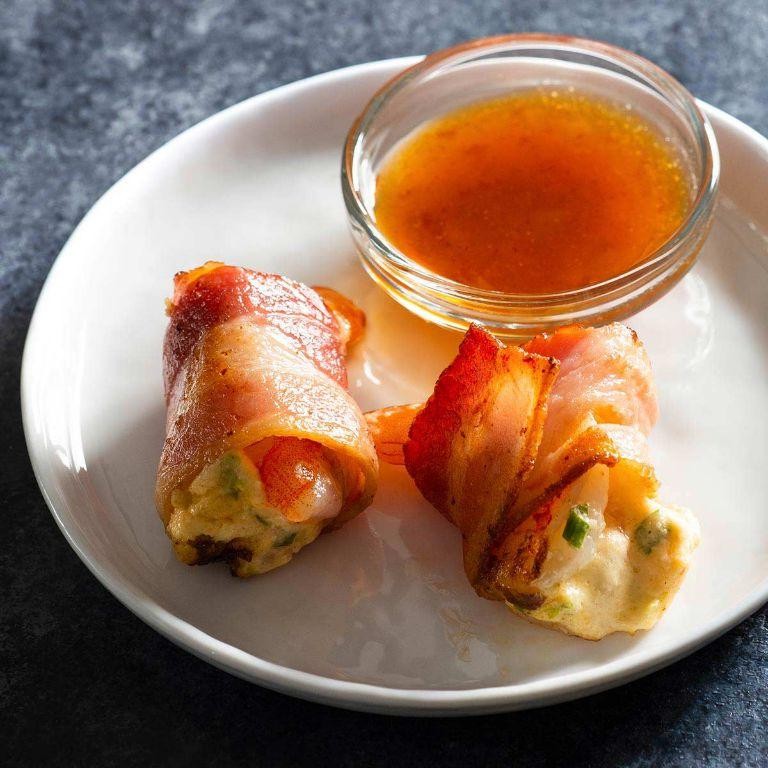 Bacon Wrapped Stuffed Shrimp with Cream Cheese