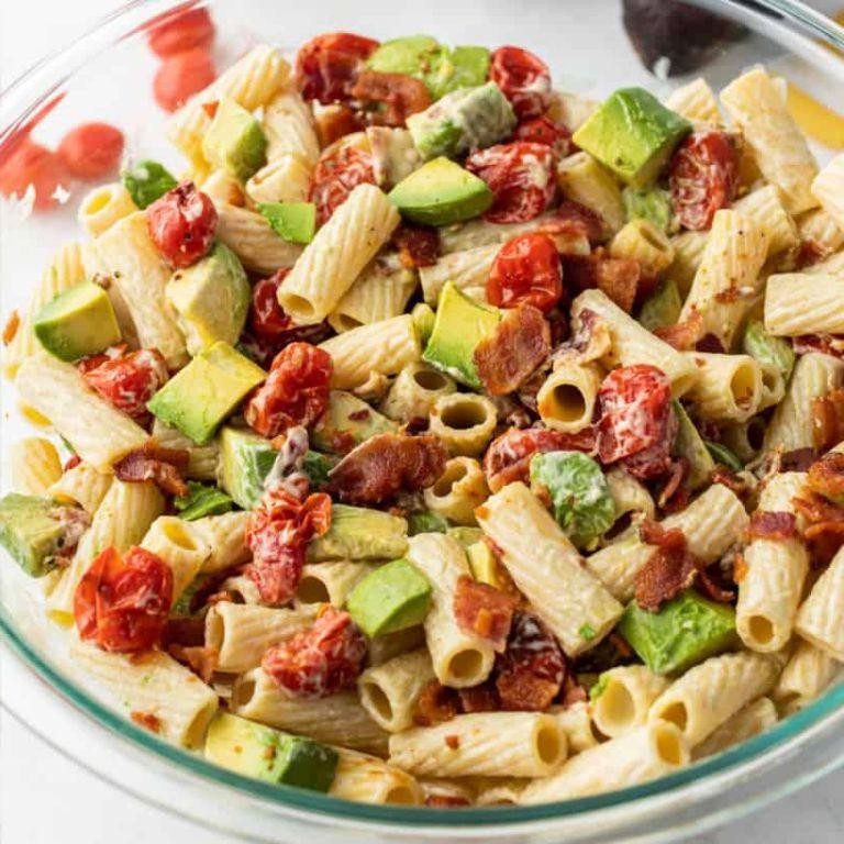 Bacon and Avocado Pasta Salad