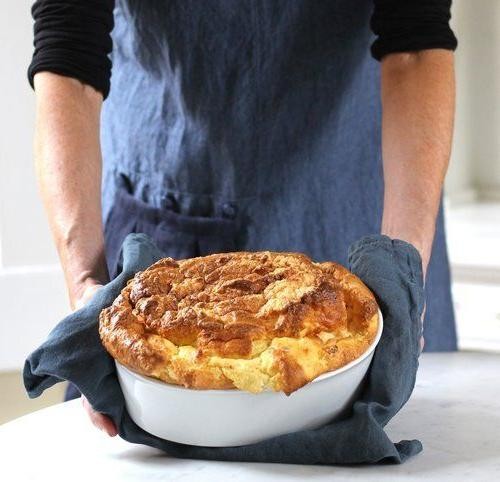 Bacon and Cheddar Egg Souffle