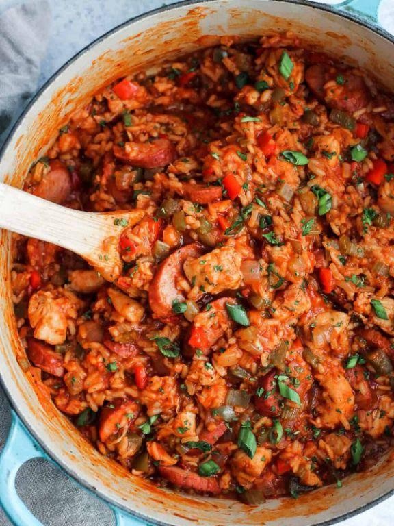 Bacon and Chicken Jambalaya