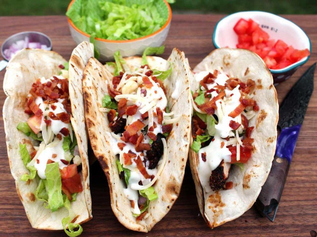 Bacon and Chicken Tacos