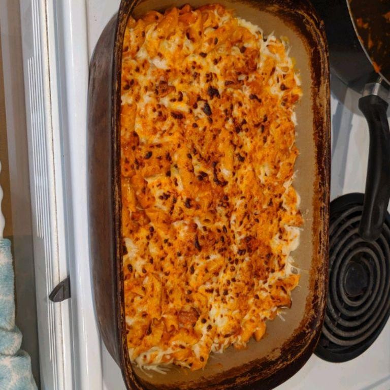 Bacon and Tomato Pasta Bake