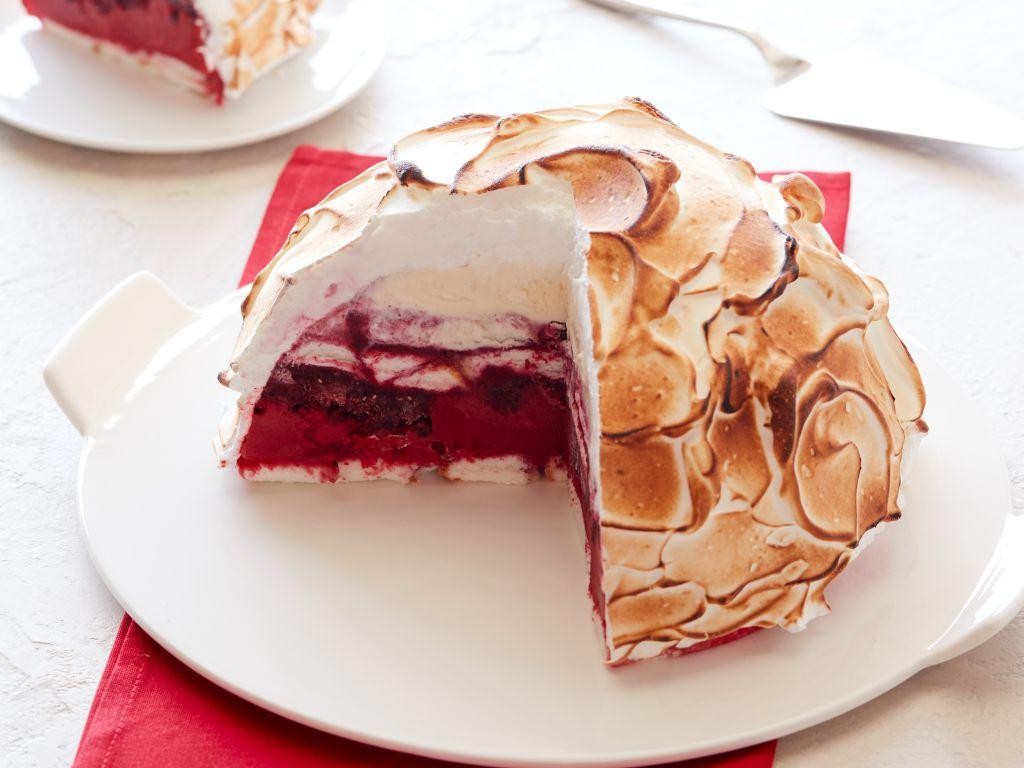 Baked Alaska with Winter Berries