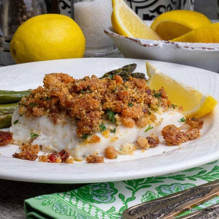 Baked Haddock with a Cheesy Breadcrumb Topping