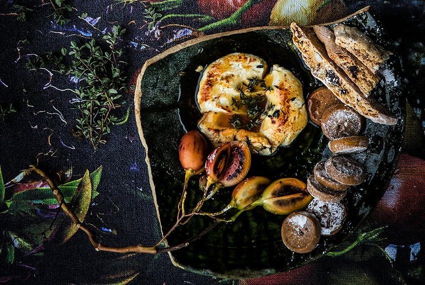 Baked Honey Goat Cheese with Thyme