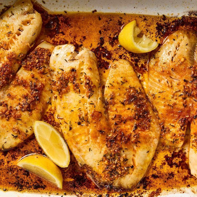 Baked Lemon Garlic Tilapia