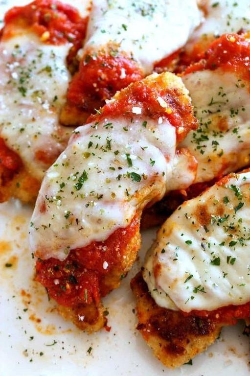 Baked Mozzarella Chicken Tenders