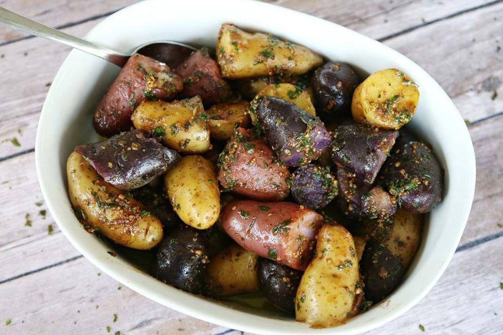 Balsamic Glazed Fingerling Potatoes