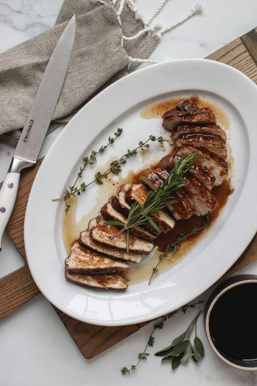 Balsamic Glazed Pork Sirloin