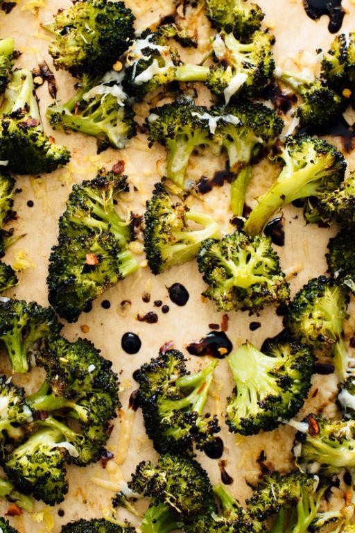 Balsamic Glazed Roasted Broccoli