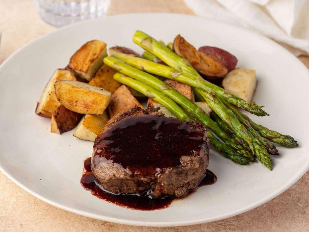 Balsamic Glazed Strip Loin Steak