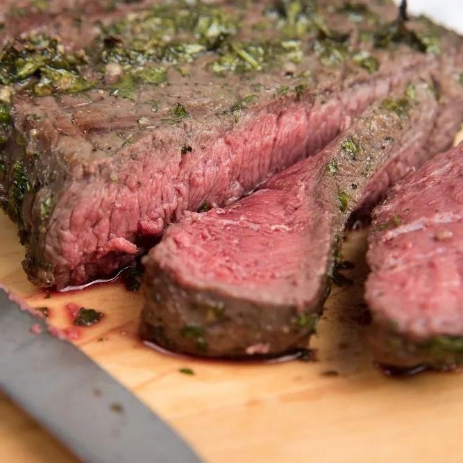 Balsamic Glazed Thin Sirloin Steak