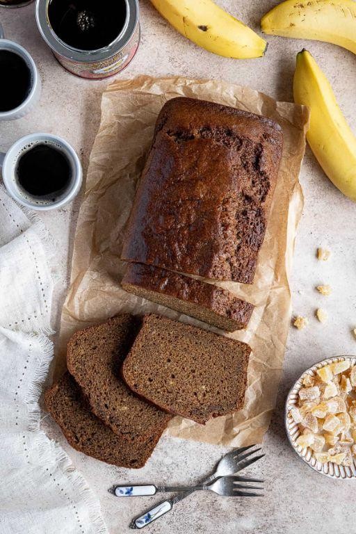 Banana Ginger Vegan Loaf