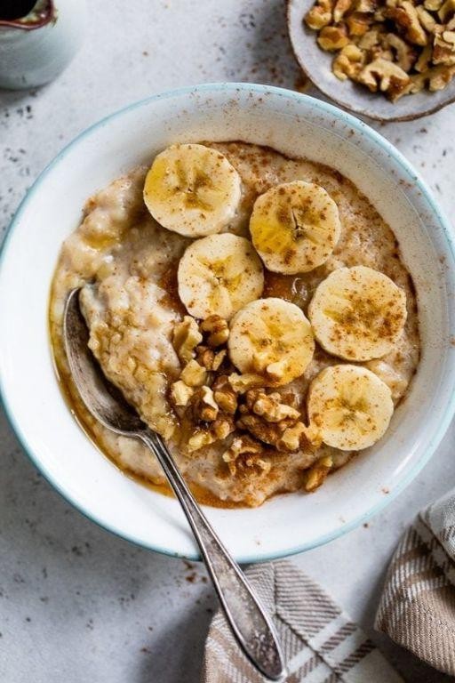 Banana Nut Low Calorie Oatmeal