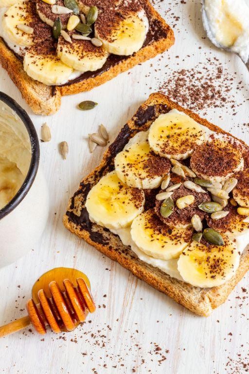 Banana Nutella Ricotta Toast