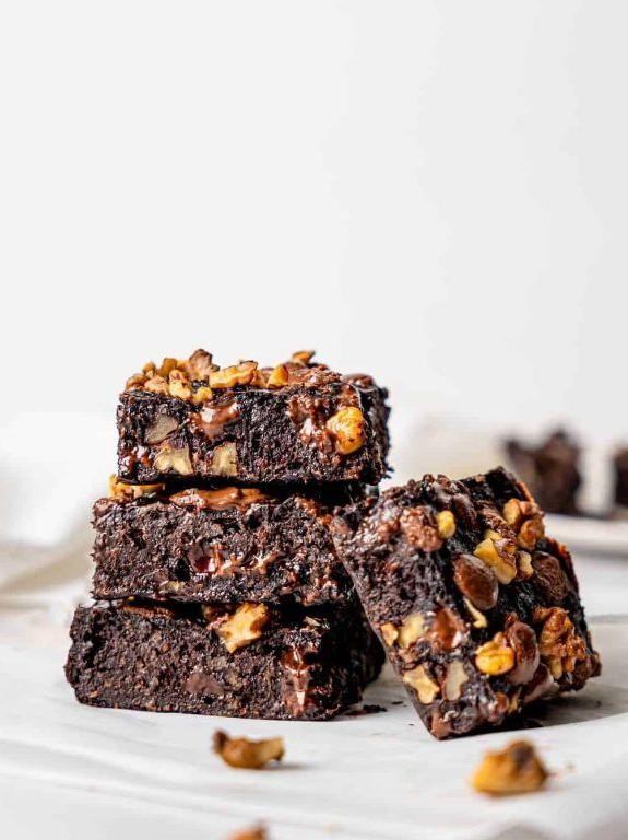 Banana Oat Brownies