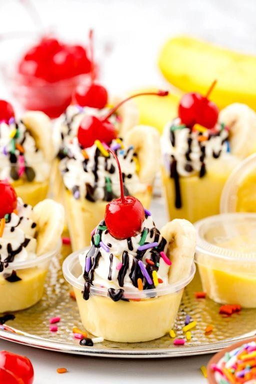 Banana Split Rum Shot