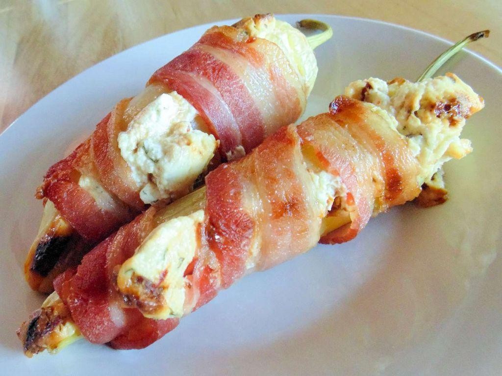 Banana and Bacon Stuffed Peppers