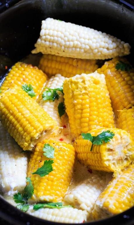 Barbecue Crockpot Corn on the Cob