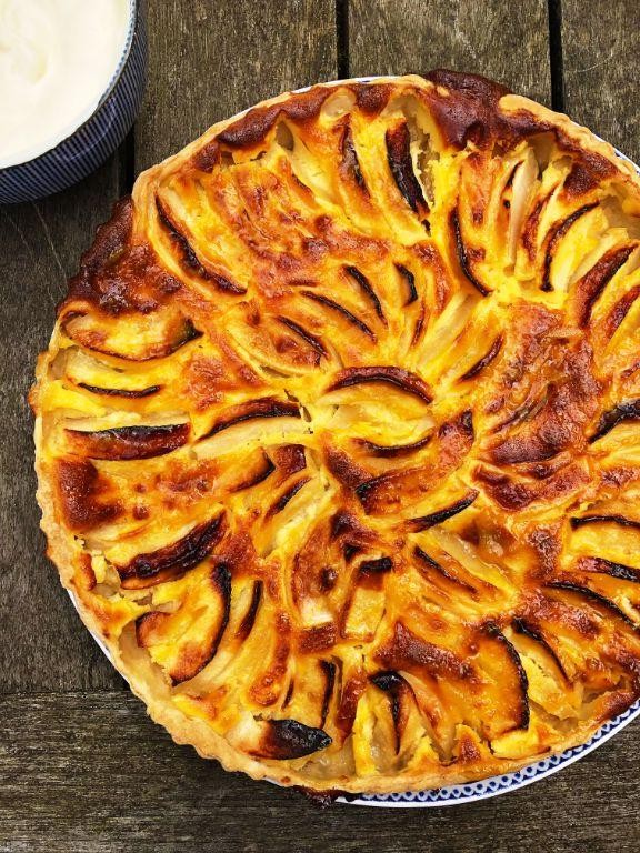 Basque Apple Tart