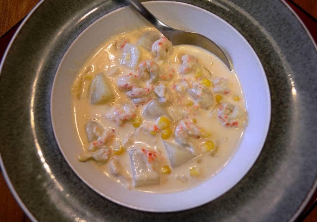 Bayou Swamp Soup with Crawfish