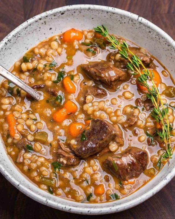 Beef Bone and Barley Soup