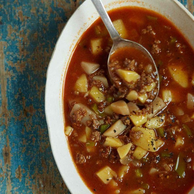 Beef Bone and Potato Soup