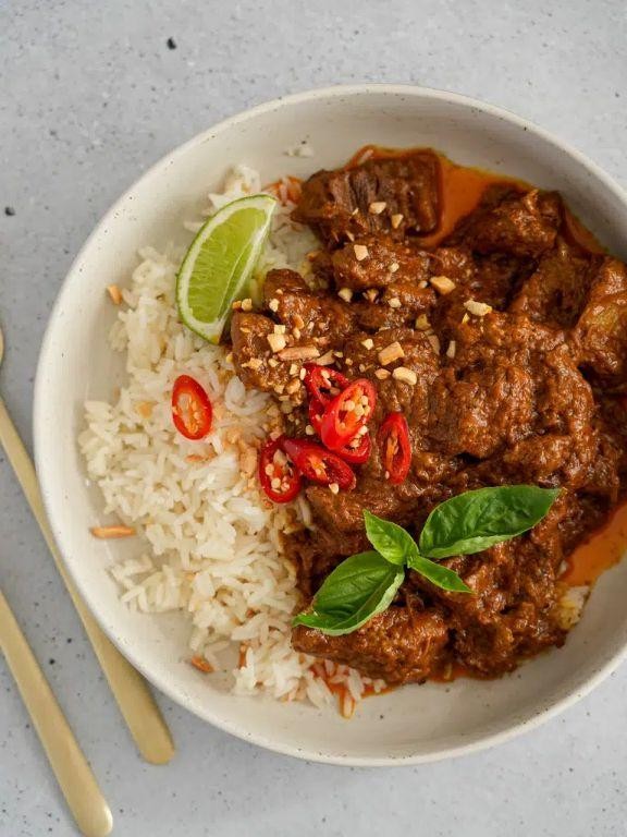Beef Heart Curry with Coconut Milk
