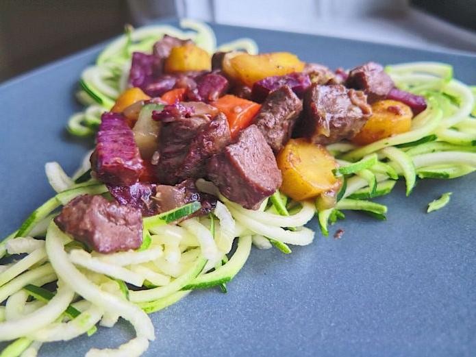 Beef Heart Stir Fry with Vegetables