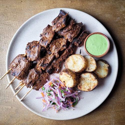 Beef Heart and Ground Beef Kebabs