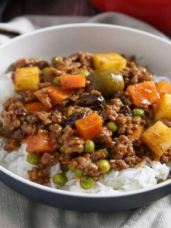 Beef Picadillo Filipino Style