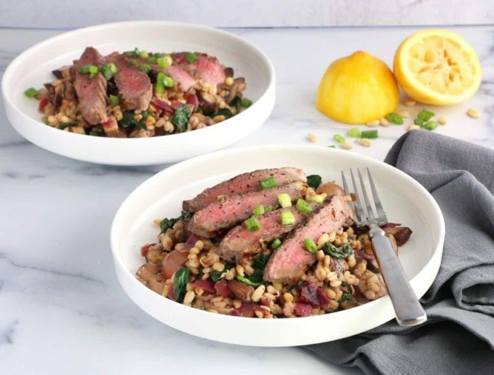 Beef and Barley Hearty Salad