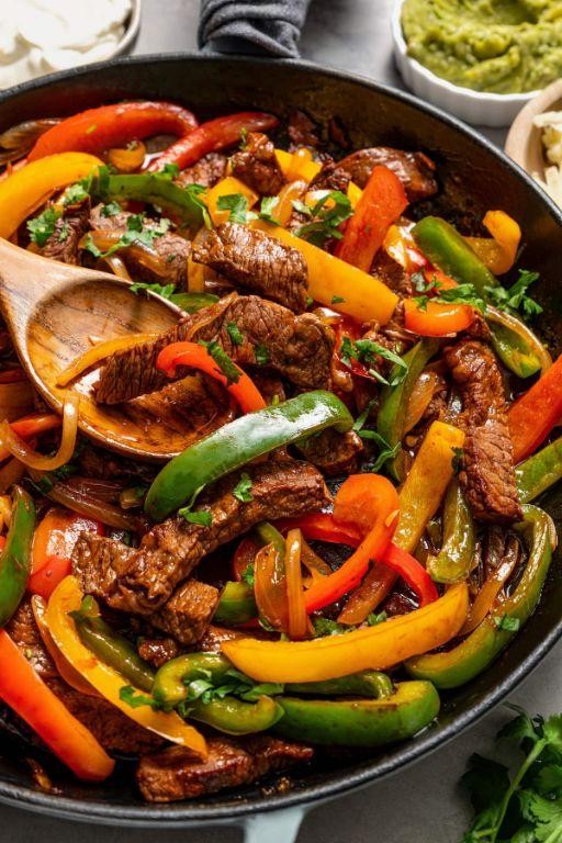 Beef and Bell Pepper Fajitas