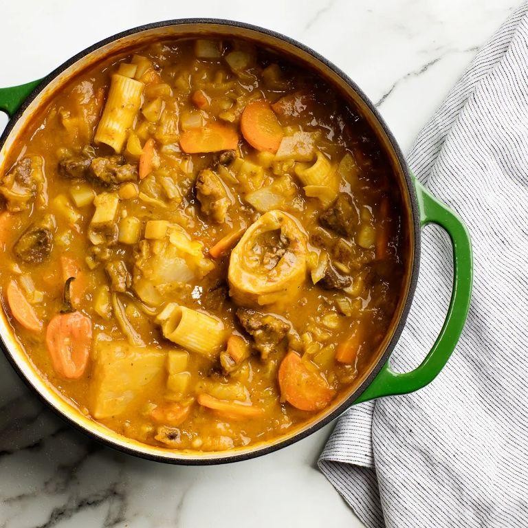 Beef and Pumpkin Soup Joumou