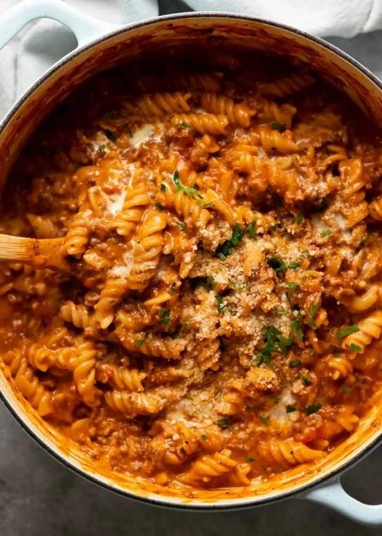 Beef and Tomato Pasta
