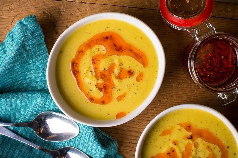 Beet and Parsnip Soup with Thyme